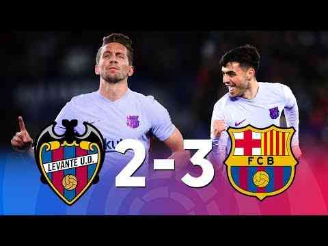 Barcelona’s Thrilling Comeback Down at Levante